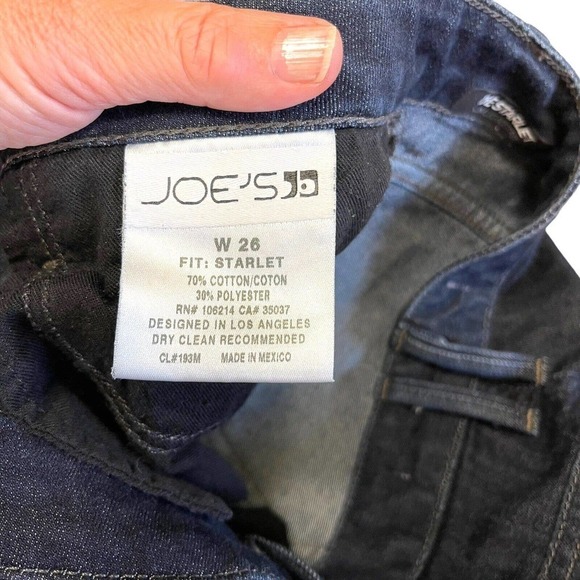 Joes Jeans The Starlet Slim Leg Boot Taylor Wash Stretch Denim Womens Size 26 - Picture 9 of 10